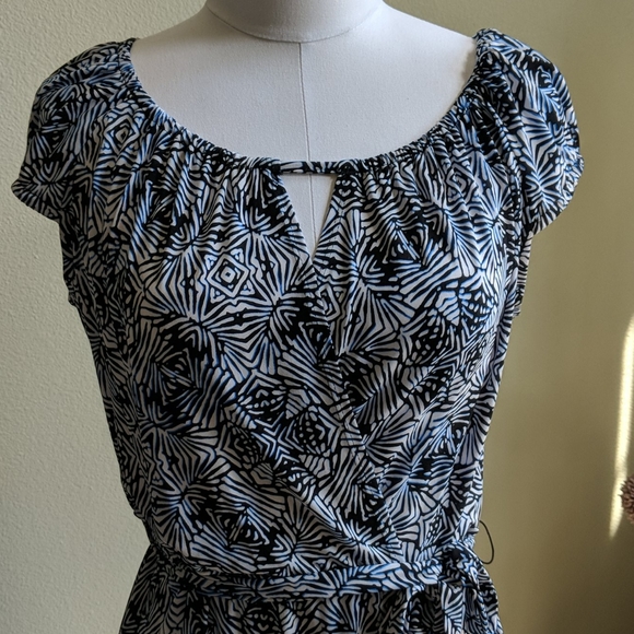 Laundry by Design Faux Wrap Dress - Picture 2 of 3